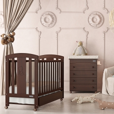 Дитяче ліжко Micuna Nicole Chocolate 120x60см МДФ/бук